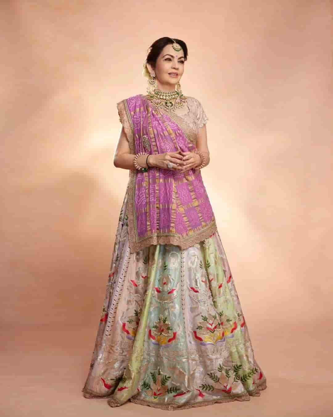 Nita ambani image wearing sunita shekhawat jewellery