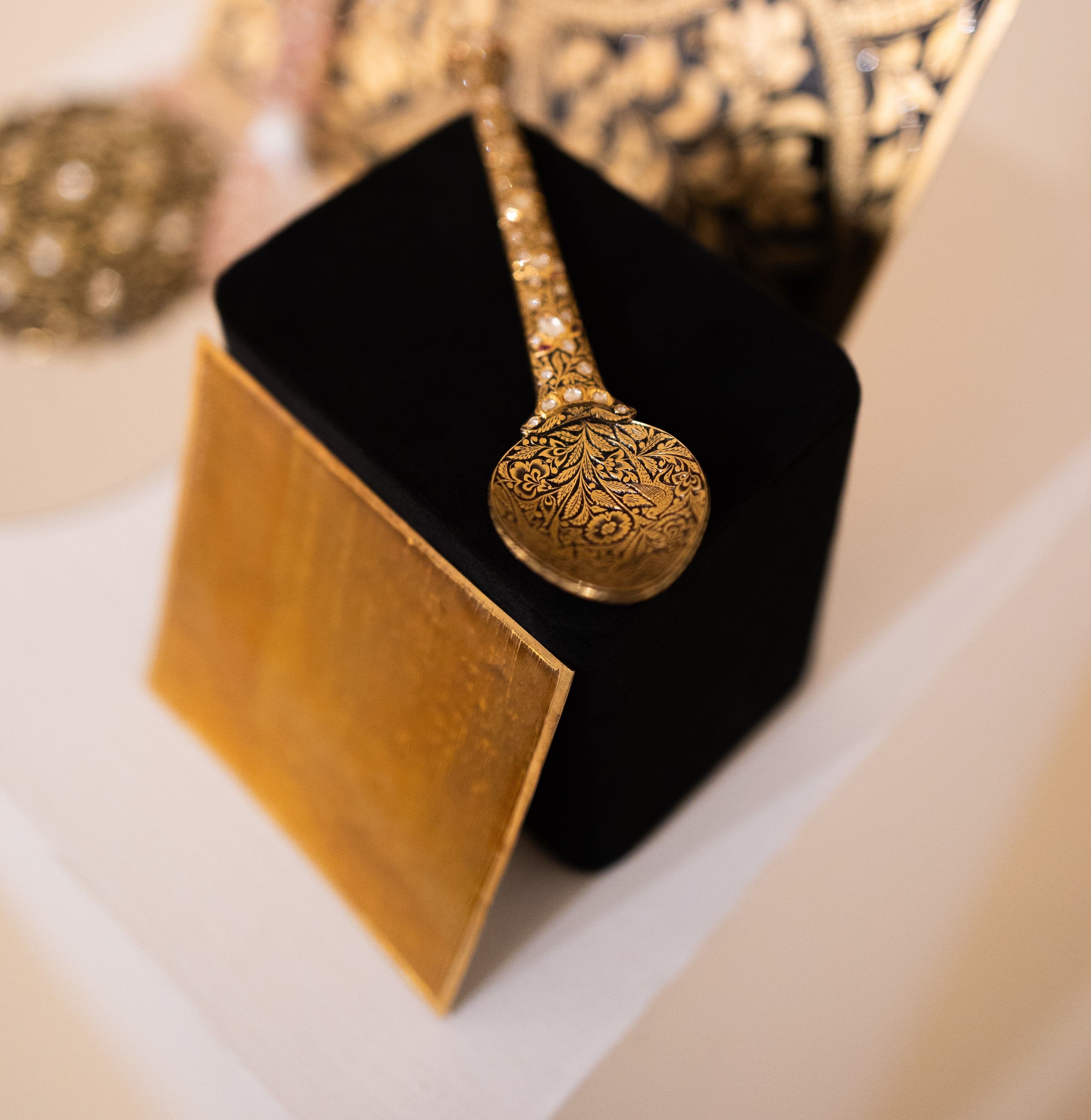 heritage meenkari spoon